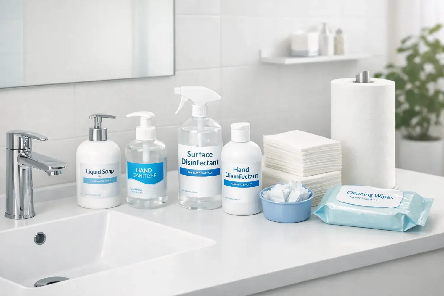 Hygieneprodukte für saubere Routinen – Desinfektion, Reiniger und Tücher für Alltag und Pflege