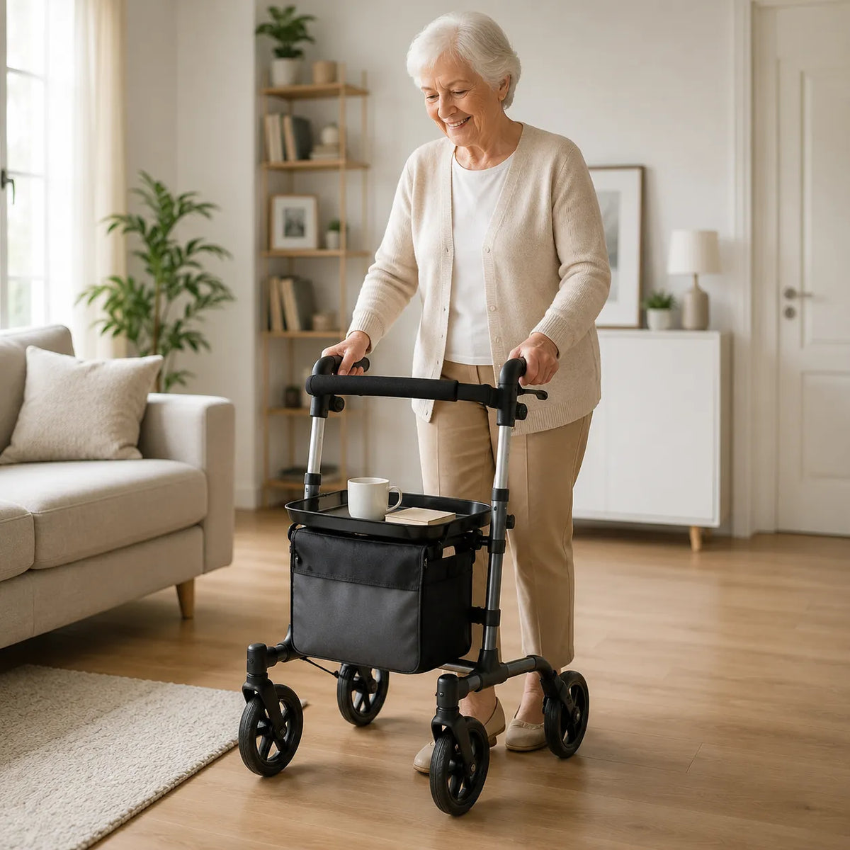 Indoor Rollatoren kaufen – schmale & wendige Rollatoren für die Wohnung