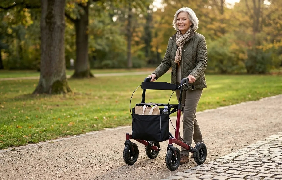 Outdoor Rollatoren kaufen – robuste Rollatoren für Wege, Gelände & Alltag