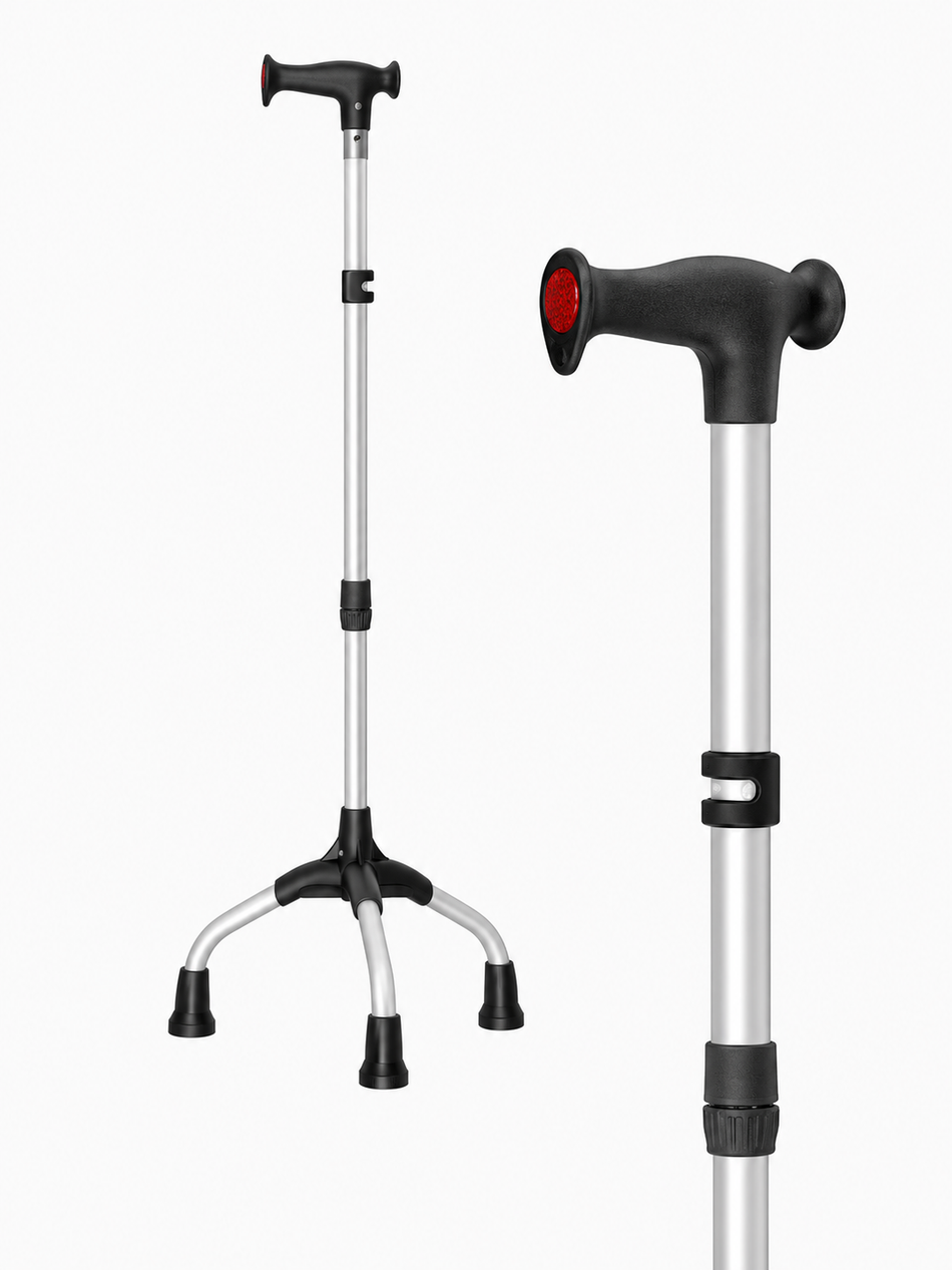 Dreifuß-Gehstock höhenverstellbar bis 120 kg