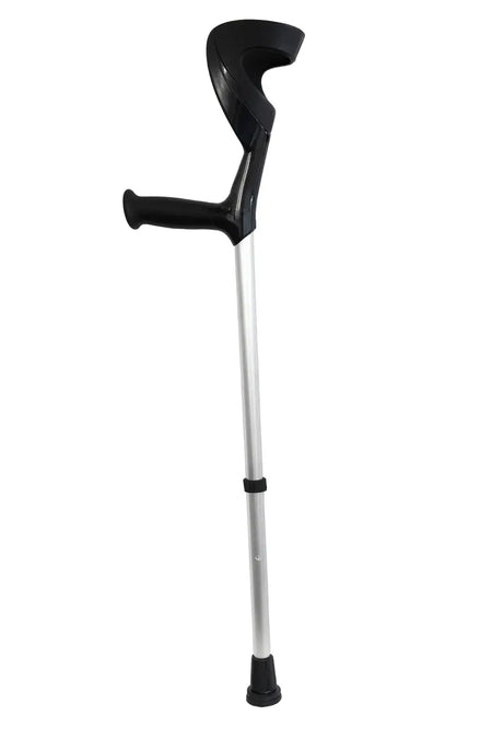 unterarmgehstützen evolution Pivoflex Unterarmgehstütze ergonomisch 130 kg belastbar schwarzer Griff, Aluminiumrohr