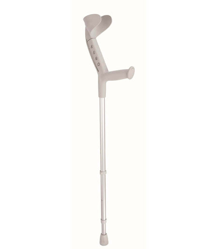 Unterarmgehstützen PROGRESS 1 extra stabil, höhenverstellbar, ergonomischer Griff, bis 150 kg – robuste Aluminium-Unterarmstütze