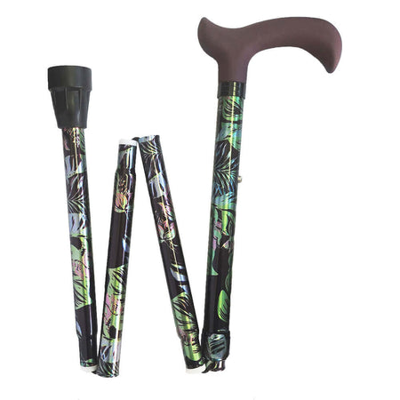 Faltstock Design, faltbar, höhenverstellbar, 110 kg in stilvollen Mustern-Rehavibe