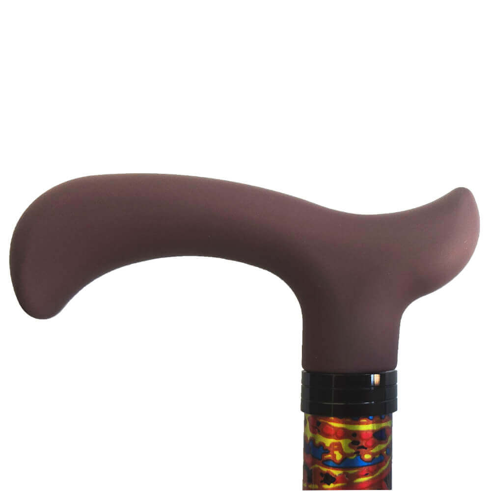 Faltstock Design, faltbar, höhenverstellbar, 110 kg in stilvollen Mustern-Rehavibe