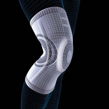 Kniebandage AccuTex mit Patella Pad zur Stabilität im Knie – anatomische Stabilisierung bei Patellafehlstellung und Arthritis