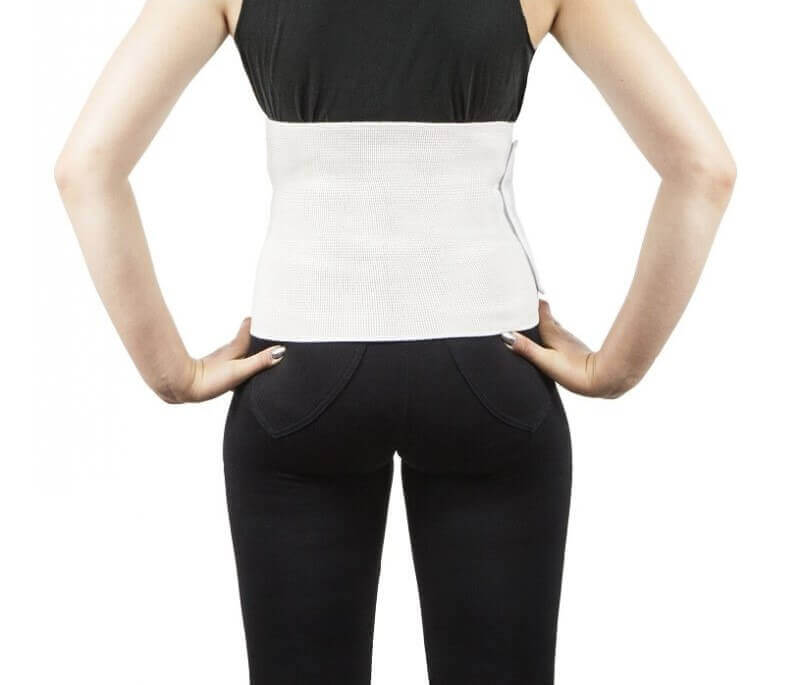 Stoma Bauchbandage – elastische Bauchbandage mit hohem Tragekomfort zur Bauchstütze nach OP oder Geburt, atmungsaktiv