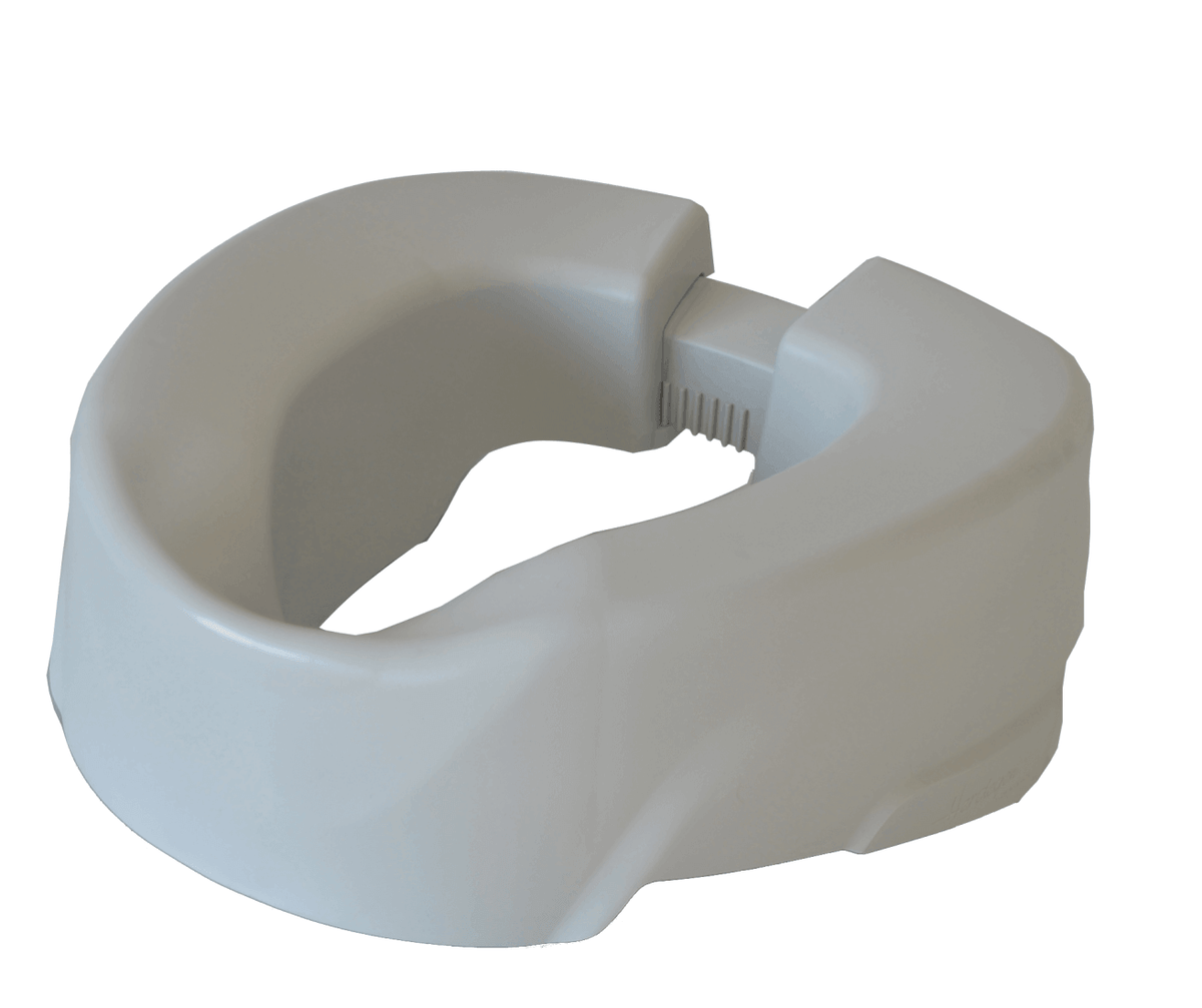 Toilettensitzerhöhung 10 cm ClipUp – ergonomische WC-Sitzerhöhung 150 kg, sicher und stabil, einfaches Aufstehen