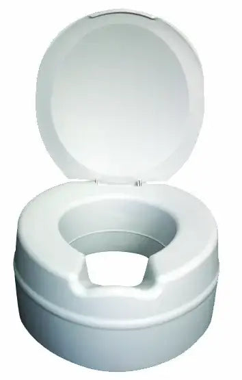 Toilettensitzerhöhung 14 cm Contact Plus Neo XL bis 185 kg mit Deckel, ergonomische WC-Sitzerhöhung für sicheren Halt und leichteres Aufstehen