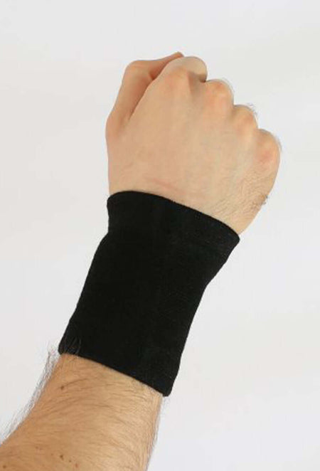 Handgelenkbandage elastisch am Handgelenk getragen – elastische Kompression, stabilisierend und bequem für Alltag und Sport