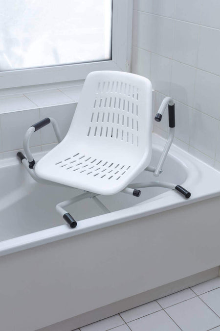 Badewannensitz drehbar Atlantis IV 360° mit Armlehnen – stabiler Badesitz für sicheren Halt und einfachen Einstieg in die Badewanne