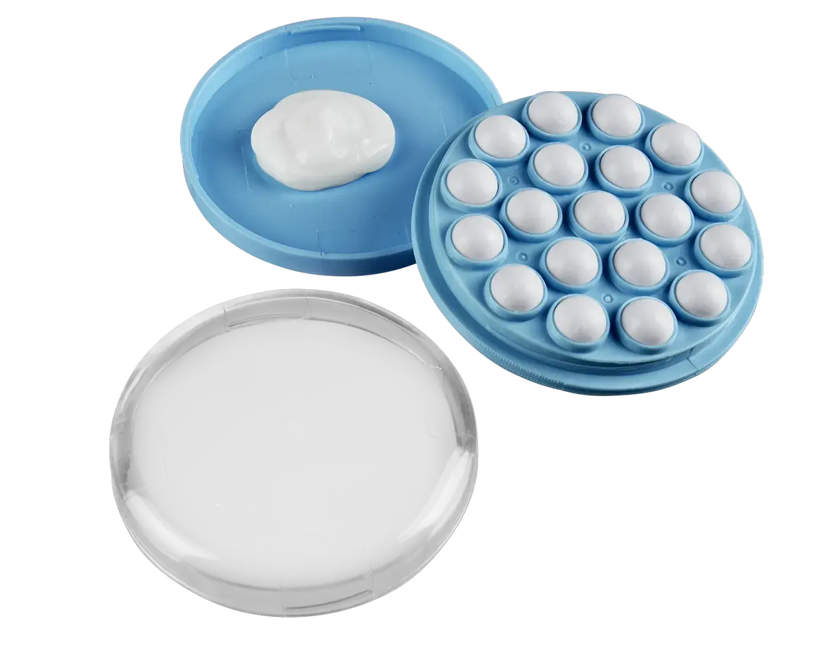 Lotion-Cremer mit Rückenbürste – Eincremehilfe für Rücken & Körper, 2-teiliges Set mit Massageaufsatz und Cremepad
