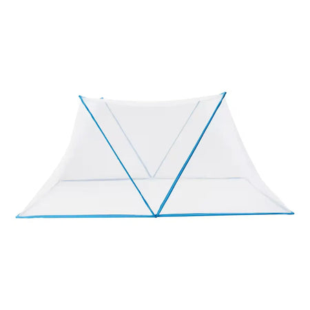 faltbares Moskitonetz für Einzelbett 200×100 cm – selbstspannendes Pop-up Insektennetz zum Überlegen, Schutz vor Mücken und Fliegen