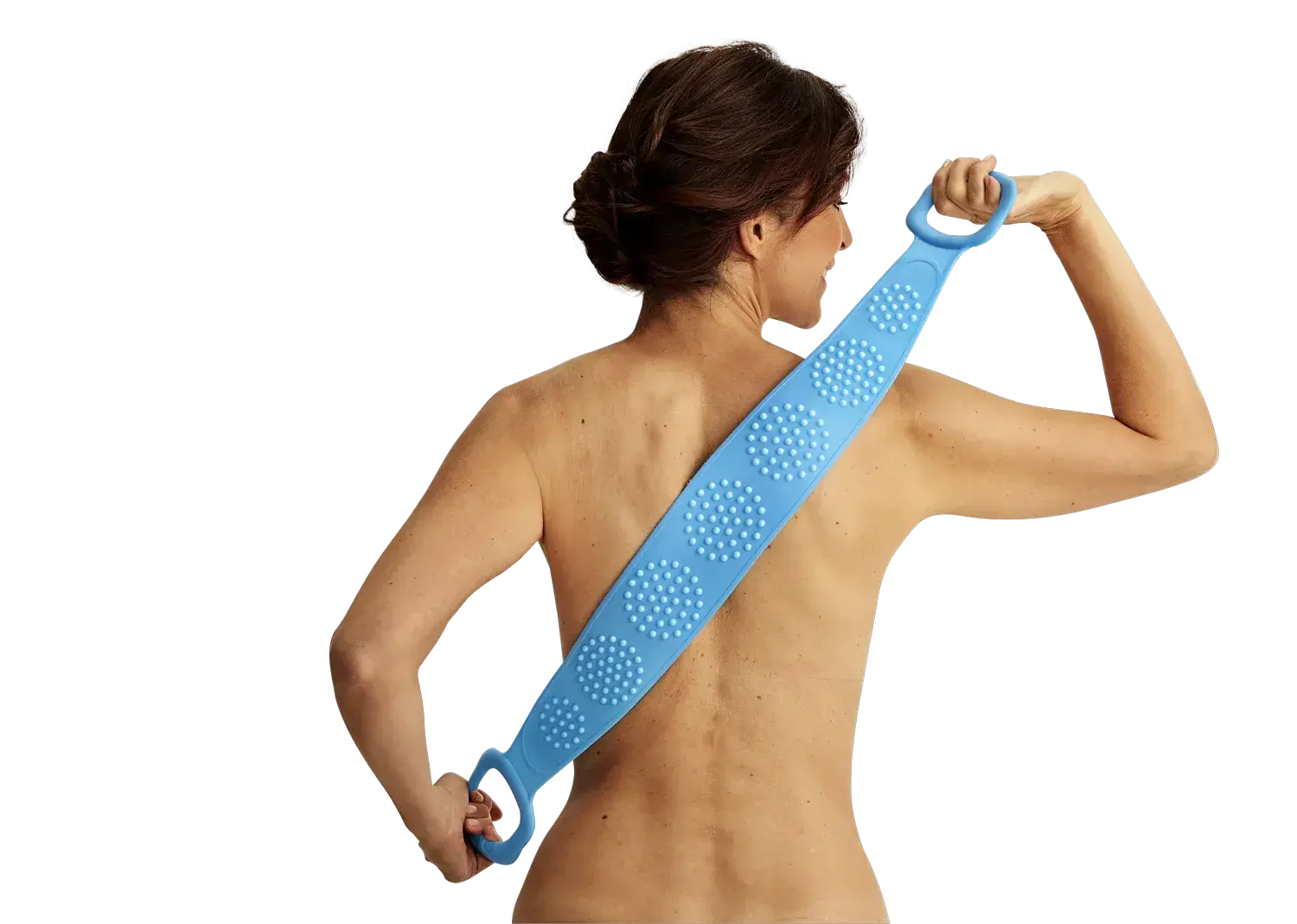 Massage-Duschband mit Noppen zur Rückenmassage unter der Dusche, elastisches Duschband für Entspannung und Körperpflege