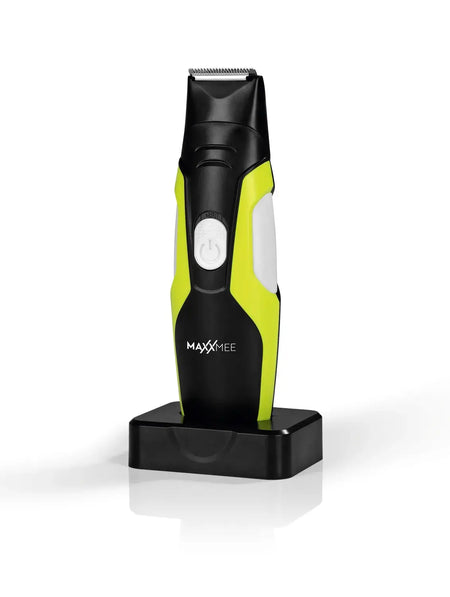 Akku Haarschneider & Barttrimmer Set mit 9 Aufsätzen, USB-Ladung, kabelloser Trimmer auf Ladestation