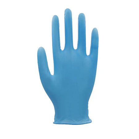 Nitril Einweghandschuhe blau, puderfrei und reißfest – hygienischer Einmalhandschuh für sicheren Schutz