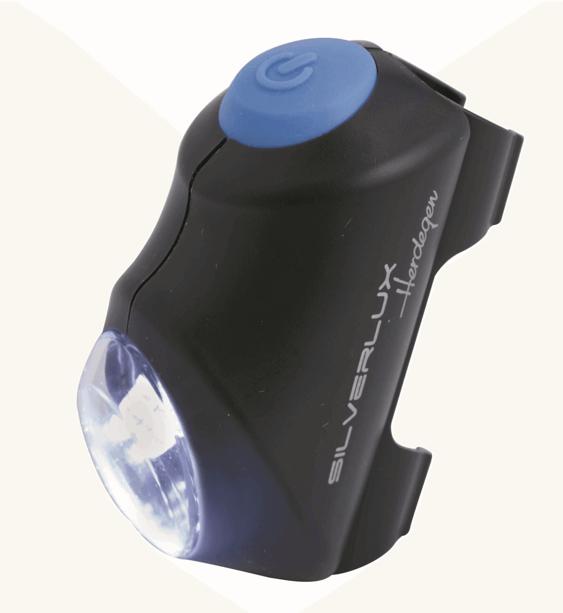 LED-Sicherheitsleuchte für Gehhilfen Silverlux® mit Clipbefestigung und LED-Licht, kompakte Sicherheitslampe für Rollator & Gehstock