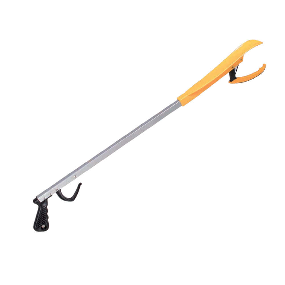 Greifzange mit Schuhanzieher 820077 – Greifhilfe für Senioren mit integriertem Schuhlöffel, ergonomischer Griff