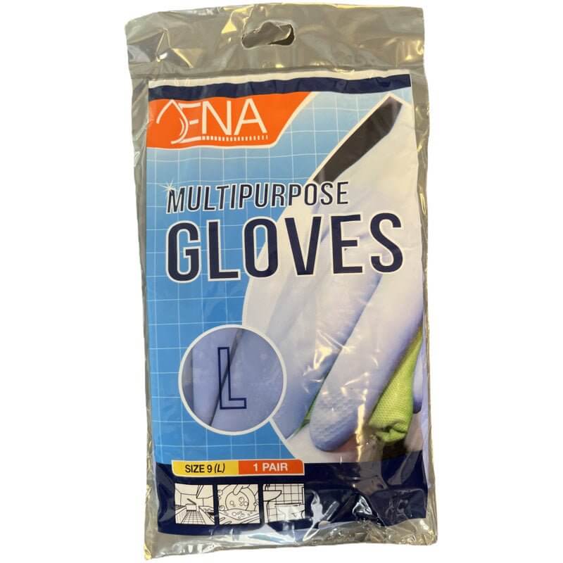 ENA Multipurpose Haushaltshandschuhe Latex, Gelb