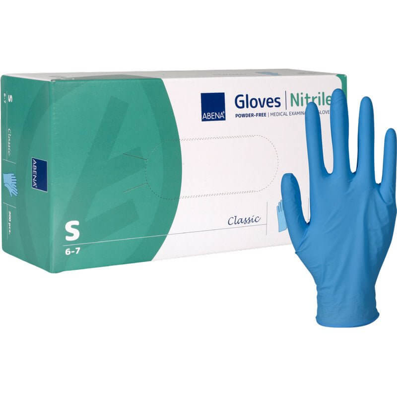 nitril handschuhe puderfrei blau – blaue Nitrilhandschuhe puderfrei in Spenderbox, reißfest und hygienisch, Größe S