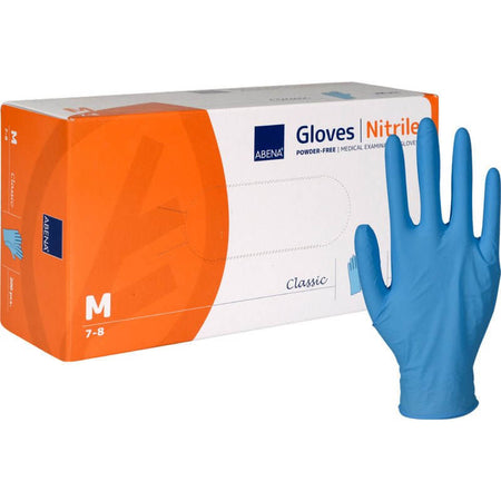  nitril handschuhe puderfrei blau – blaue, puderfreie Nitril-Handschuhe in Spenderbox, Größe M, robust & hygienisch
