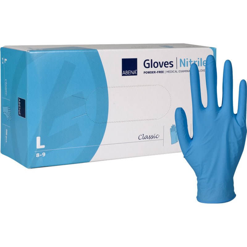 nitril handschuhe puderfrei blau – blaue, reißfeste Einweghandschuhe, hygienisch für Medizin, Pflege, Reinigung & Lebensmittel