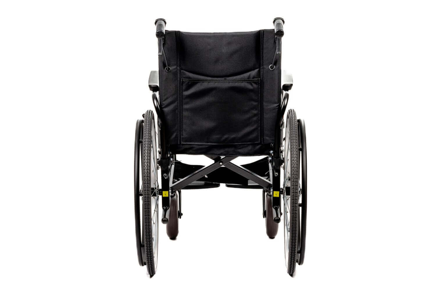 Faltrollstuhl Agile, kompakter manueller Rollstuhl faltbar, leicht zu transportieren, belastbar bis 125 kg