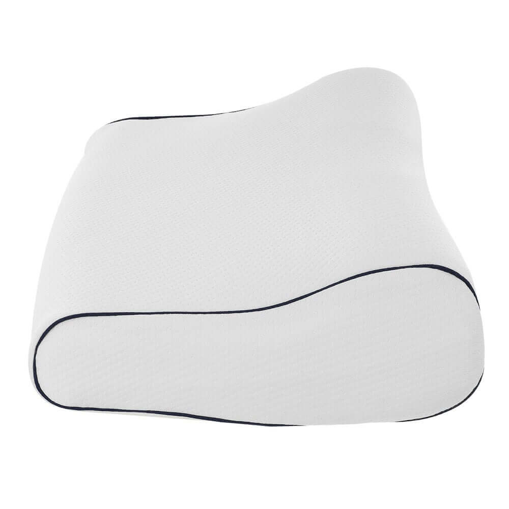 Orthopädisches Schlafkissen mit Kopfaussparung aus Memory-Schaum für Nacken- und Schulterentlastung, ergonomische Form
