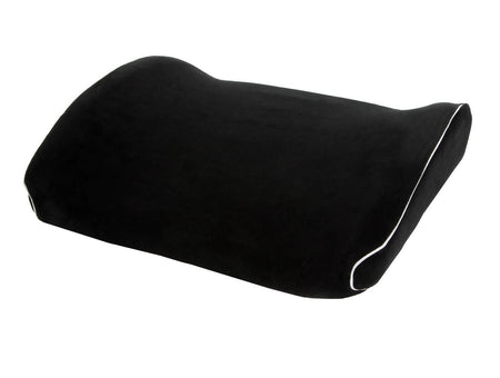 Lendenkissen aus Memory-Schaum (groß) für ergonomische Rückenstütze – Lendenstütze für Büro, Zuhause und Auto, schwarz