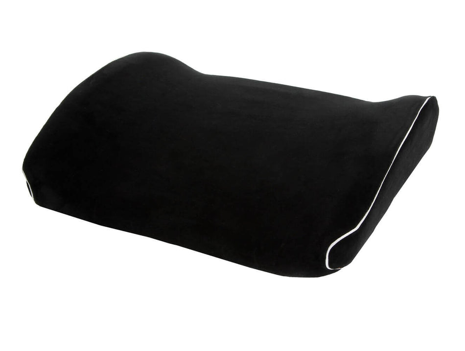 Lendenkissen aus Memory-Schaum (groß) für ergonomische Rückenstütze – Lendenstütze für Büro, Zuhause und Auto, schwarz