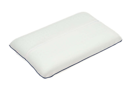 Memory Schaum Kissen für Nacken & Rücken, ergonomisches orthopädisches Kissen mit Memory-Effekt und luftdurchlässigem Bezug