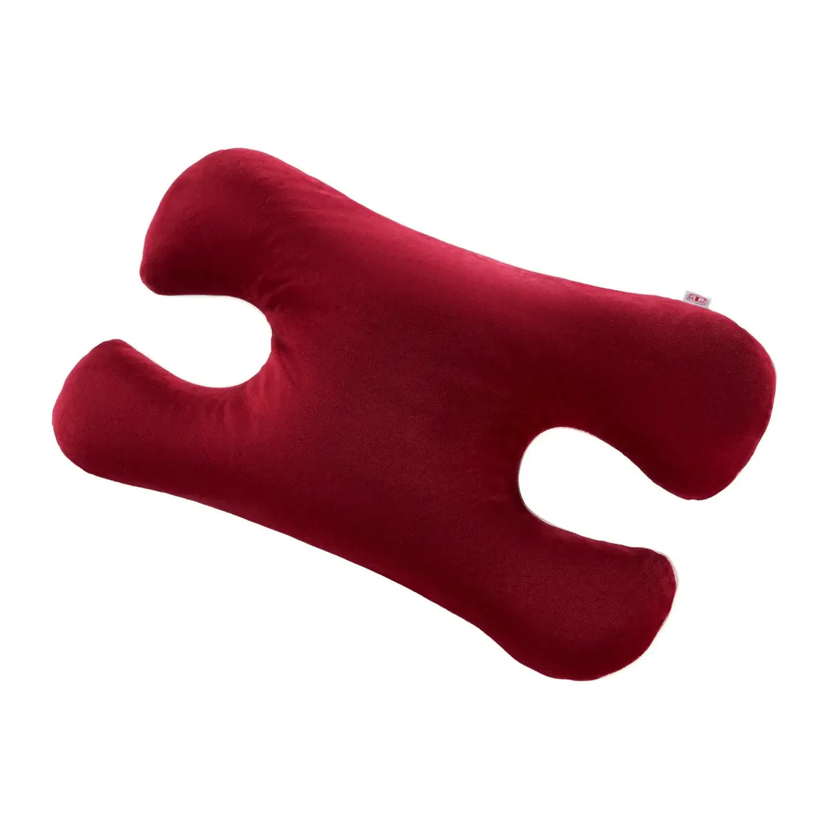 Schönheitskissen Anti-Falten orthopädisches Nackenkissen mit ergonomischer Form zur Kopf- und Nackenstütze, rot