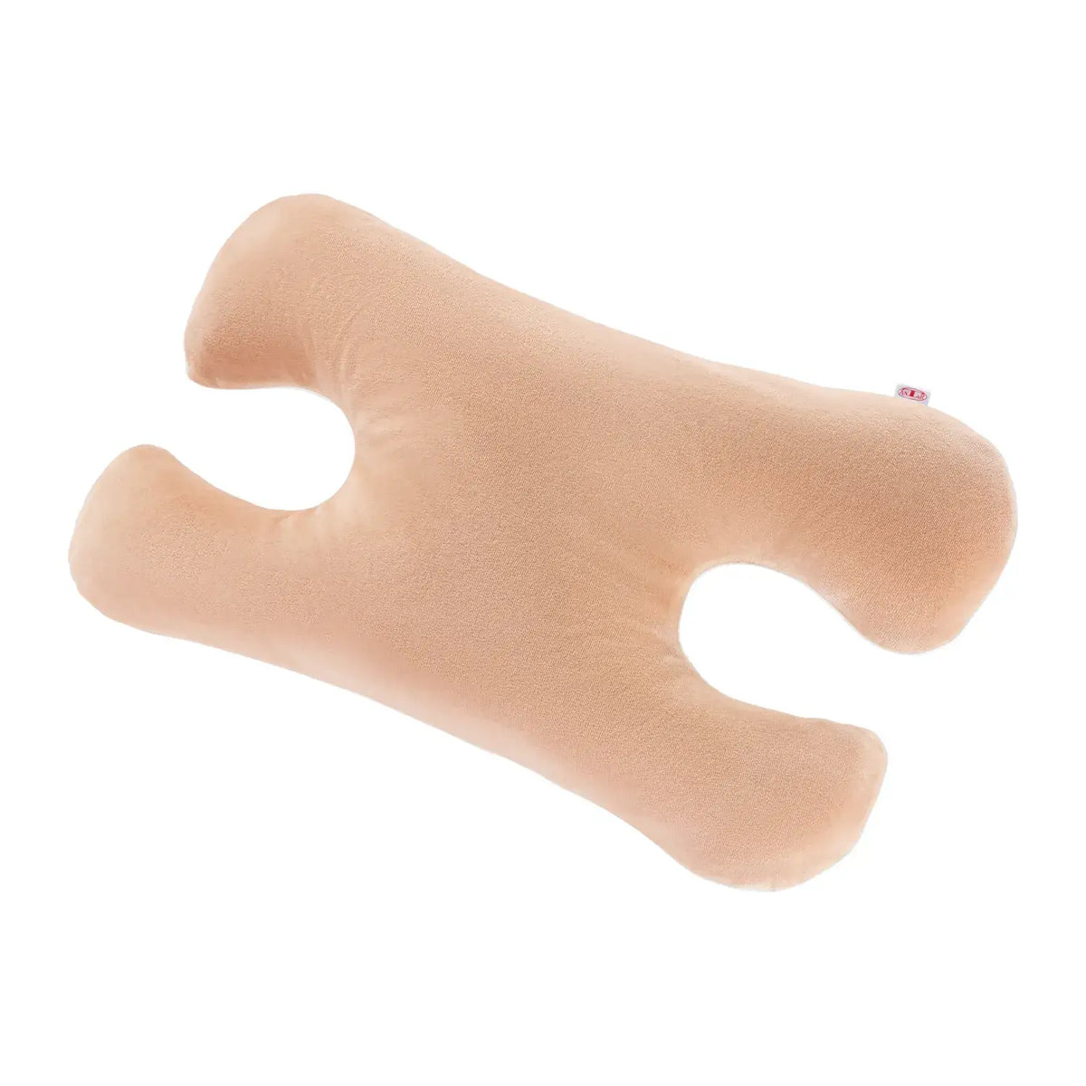 Schönheitskissen Anti-Falten orthopädisches Nackenkissen mit ergonomischer Form zur Nackenstütze, beige