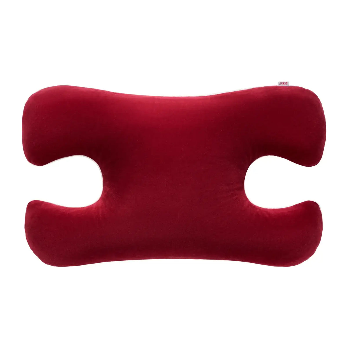 Schönheitskissen Anti-Falten – orthopädisches Nackenkissen mit Buchweizenschalenfüllung, ergonomisches Schlafkissen in Rot