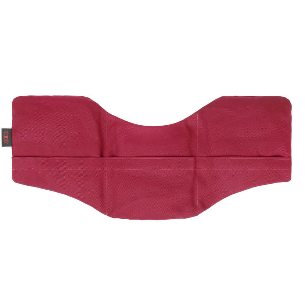 Kirschkernkissen Nacken Wärmekissen für Wärme- & Kältetherapie, ergonomisch für Nacken und Schultern, rot