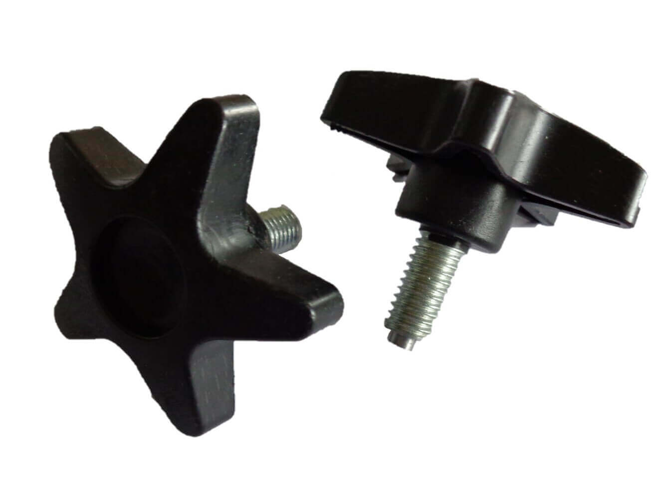 Ersatzteil AT51031 Sternknopf mit Gewindeschraube für Outdoor Rollator – Ersatzteil zur Modellunterscheidung per LOT-Nummer