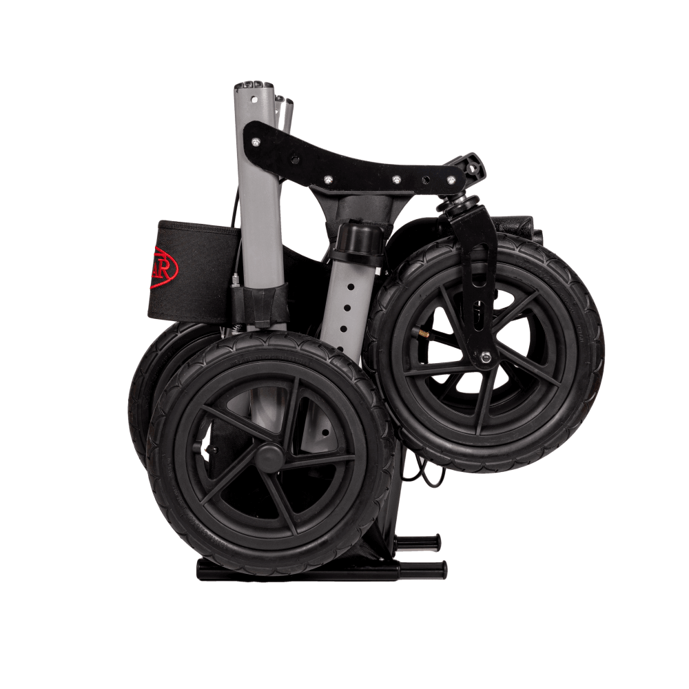Outdoor Rollator faltbar mit Luftreifen – robuste Outdoor-Räder für Gelände, bis 136 kg belastbar