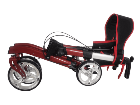 Rollator faltbar leicht 8,1 kg, patentierte Einhand-Faltmechanik, kompakt und bis 136 kg belastbar – Antar AT51039 Mobilitätshilfe
