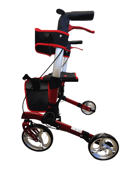 Rollator faltbar leicht Antar AT51039 mit patentierter Einhand-Faltmechanik, kompakt, 8,1 kg, bis 136 kg belastbar
