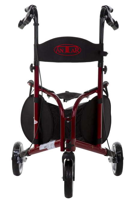 Leichter 3-Rad Rollator AT51056 aus Aluminium – Ansicht von vorne