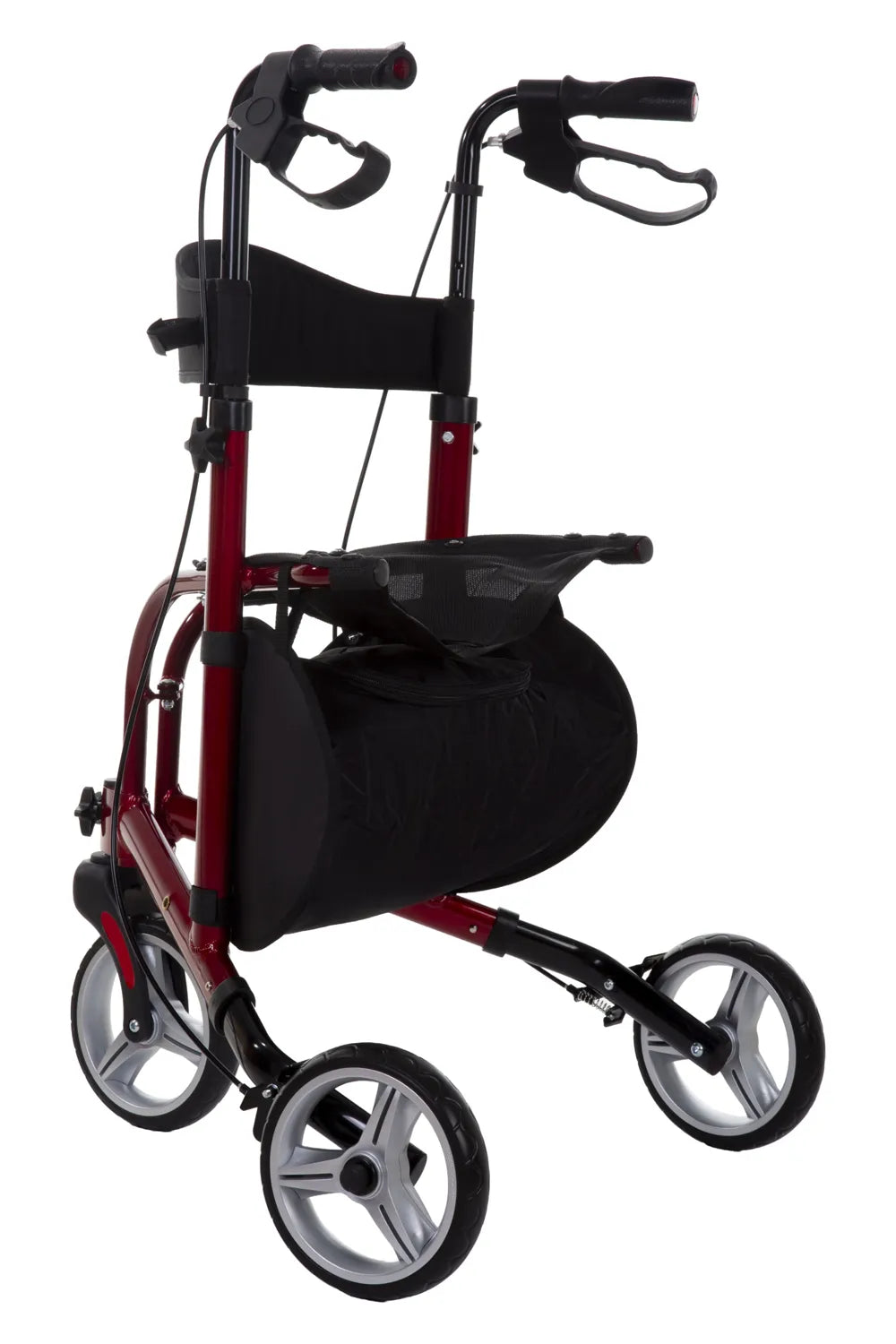 Wendiger 3-Rad Rollator AT51056 mit Sitz und höhenverstellbaren Griffen