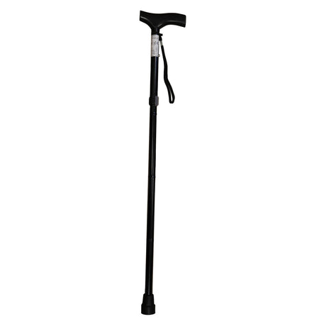 Aluminium Gehstock klappbar – höhenverstellbarer Gehstock aus Aluminium mit ergonomischem Griff und Handschlaufe