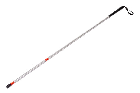 Faltbarer Blindenstab aus Aluminium mit ergonomischem Griff und Handschlaufe – leichte, stabile Orientierungshilfe