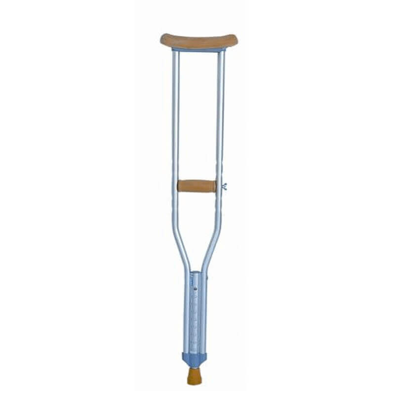 Unterarmgehstütze aus Aluminium, höhenverstellbar und rutschfest, ergonomischer Griff für sicheren Halt in Alltag und Reha