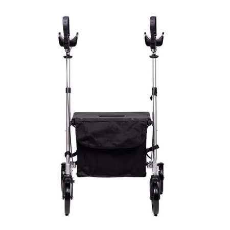 Arthritis Rollator Unterarmauflagen – faltbarer Aluminium-Rollator mit Tasche, 8,2 kg, bis 136 kg belastbar