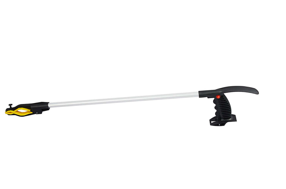 Greifhilfe mit Magnet & Haken, leichte Greifzange mit ergonomischem Griff für Senioren, um Gegenstände sicher zu greifen