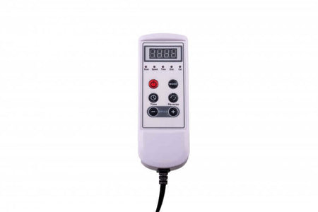 Bewegungstrainer passiv elektrisch Fernbedienung mit Display zur Steuerung von Tempo und Programmen für Reha, Arme & Beine