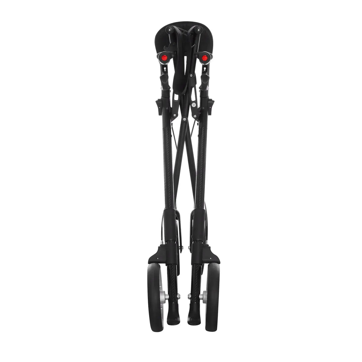 Carbon Rollator ultraleicht 5,5 kg – faltbar, belastbar bis 150 kg, zusammengeklappt für einfache Aufbewahrung