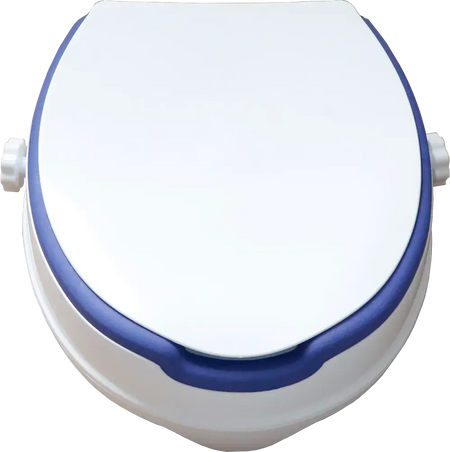 Toilettensitzerhöhung gepolstert mit abnehmbarem Deckel, ergonomische Sitz-Erhöhung für mehr Komfort und Sicherheit