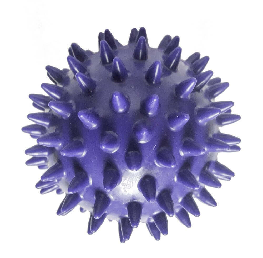 Igel Massageball in Blau mit Noppen – Reha- und Therapieb ball für Selbstmassage, Durchblutung & Muskeltraining