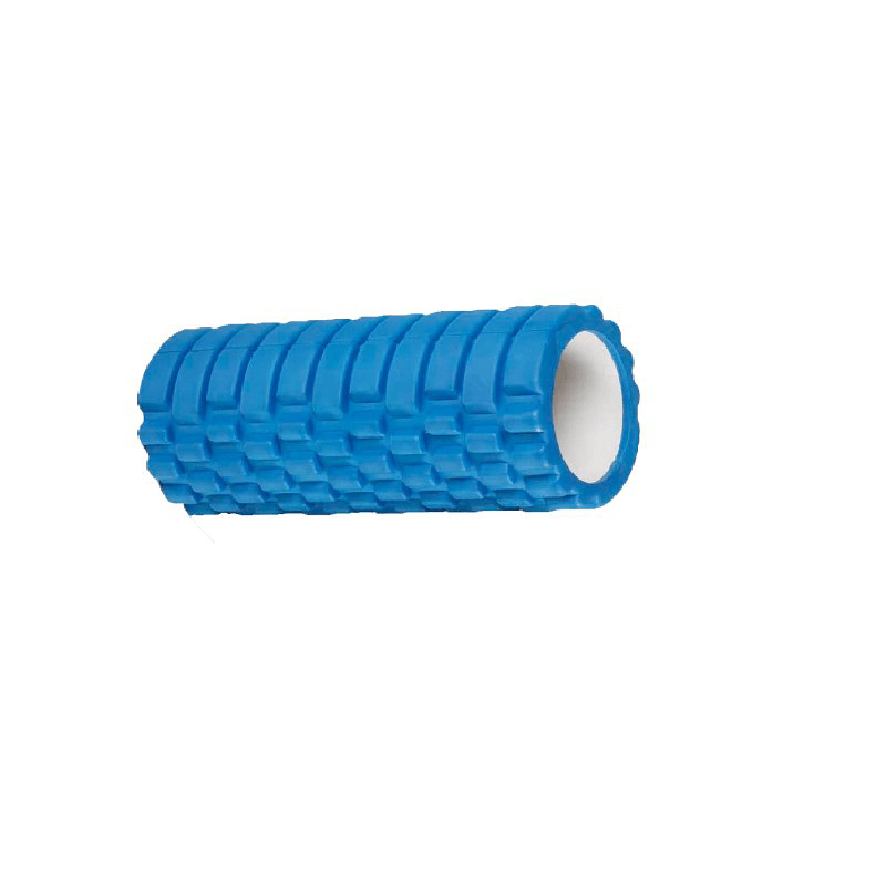 Faszienrolle 2 in 1 – strukturierte 2-in-1 Faszienrolle für Training, Muskelmassage und Regeneration, blau